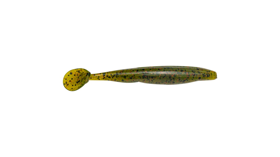 Strike King KVD Swim’n Caffeine Shad Fishing Lure, Soft Plastic Swimbait Fishing Lure, Watermelon Seed w/ Red Flake, 4in, 7-Pack, ??SCSD4-18, SCSD4-18