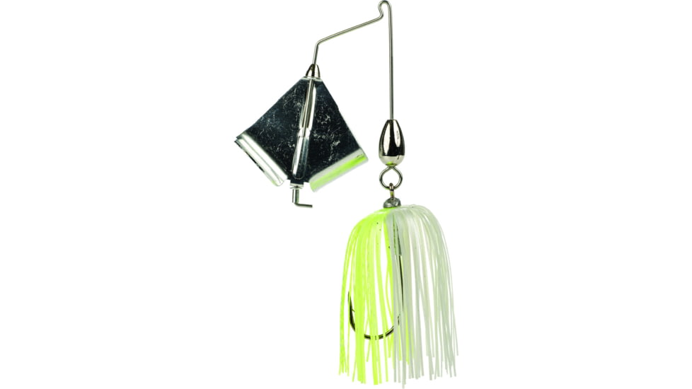 Strike King Swinging Sugar Buzz Jointed Buzzbait, Chartreuse White, 3/8oz, 1 Pack, SSB38-203