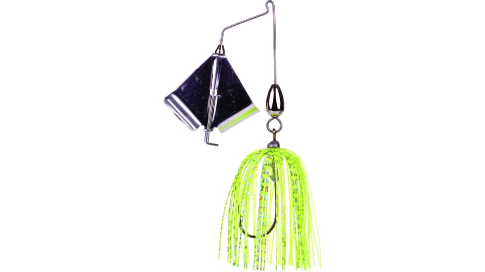 Strike King Swinging Sugar Buzz Jointed Buzzbait, Super Chartreuse, 1/4oz, 1 Pack, SSB14-201