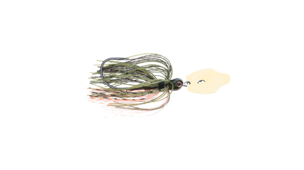 Strike King Thunder Cricket Gold Fishing Lure, Vibrating Swim Jig, Bluegill, 3/8oz, TCGVSJ38-234, TCGVSJ38-234