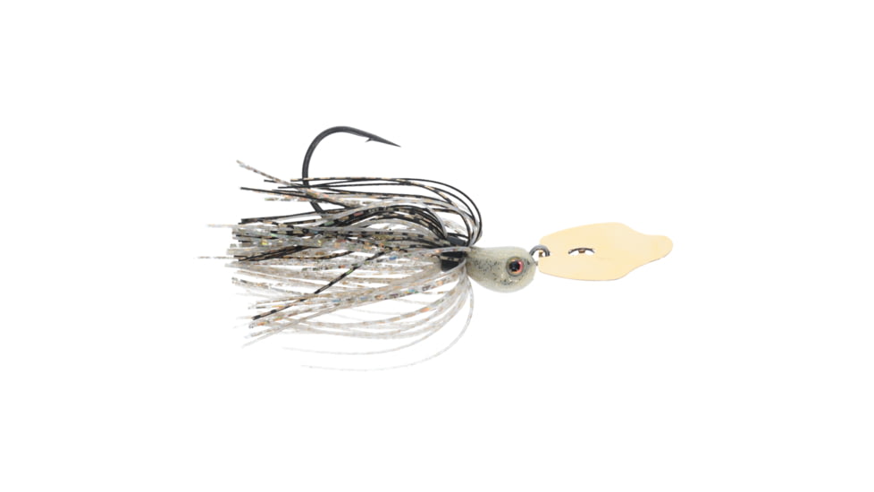 Strike King Thunder Cricket Gold Fishing Lure, Vibrating Swim Jig, Golden Shiner, 1/2oz, TCGVSJ12-215, TCGVSJ12-215