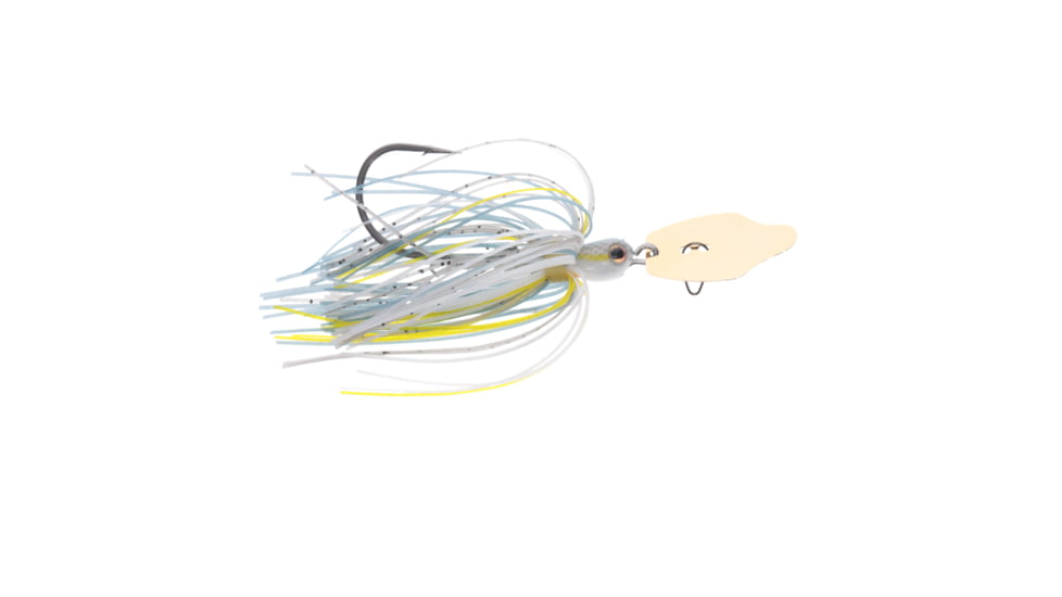 Strike King Thunder Cricket Gold Fishing Lure, Vibrating Swim Jig, Sexy Shad, 1/2oz, TCGVSJ12-590, TCGVSJ12-590