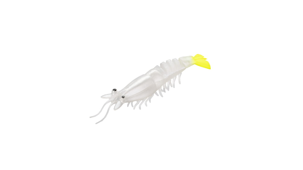 Strike King Tidal Shrimp Swimbait, Pearl Chartreuse Tail, 2.75in, TSB275-492