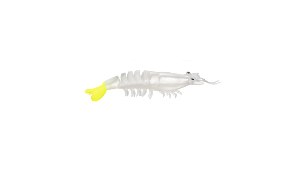 Strike King Tidal Shrimp Swimbait, Pearl Chartreuse Tail, 2.75in, TSB275-492