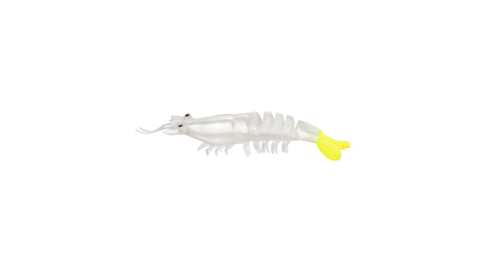 Strike King Tidal Shrimp Swimbait, Pearl Chartreuse Tail, 2.75in, TSB275-492