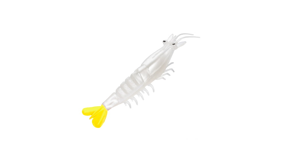 Strike King Tidal Shrimp Swimbait, Pearl Chartreuse Tail, 2.75in, TSB275-492