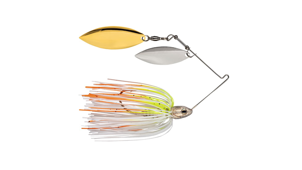 Strike King Tour Grade Spinnerbait Compact, Spinnerbait Fishing Lure, Cole Slaw, 1/2oz, TGSBC12WW-220, TGSBC12WW-220