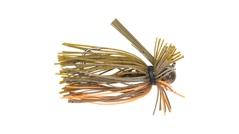 Strike King Tour Grade Football Finesse Jig, Football Jig Fishing Lure, Bama Craw, 1/4oz, TGFFJ-101, TGFFJ-101