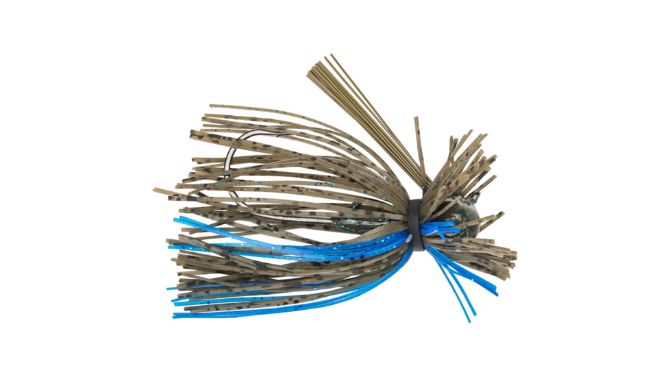 Strike King Tour Grade Football Finesse Jig, Football Jig Fishing Lure, Okeechobee Craw, 1/4oz, TGFFJ-50, TGFFJ-50