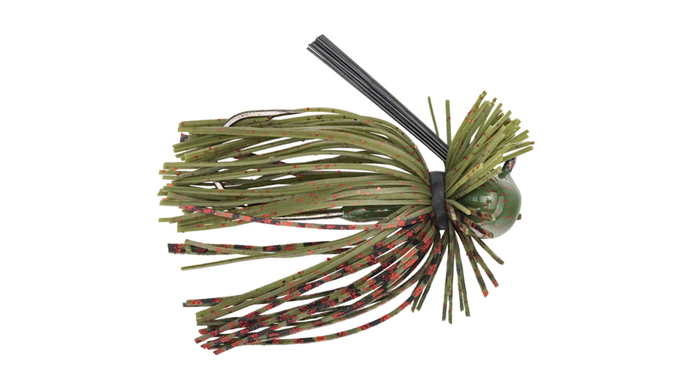 Strike King Tour Grade Football Finesse Jig, Football Jig Fishing Lure, Watermelon Seed w/ Red Flake, 3/8oz, TGFFJ38-18, TGFFJ38-18