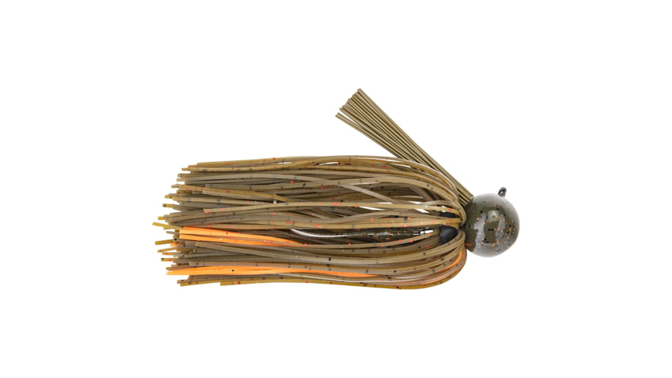Strike King Tour Grade Football Jig Fishing Lure, Skirted Football Jig, Bama Craw, 1/2oz, TDJ12-101, TDJ12-101