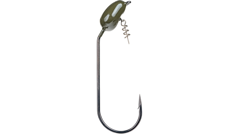 Strike King Tour Grade Mag Jig Head 3/4 oz, 7/0 Hook Green Pumpkin,2pk, TGMJH7034-46