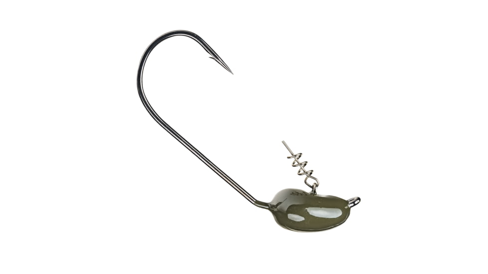 Strike King Tour Grade Mag Jig Head Fishing Lure, Green Pumpkin, 3/4oz, 2-Pack, TGMJH5034-46, TGMJH5034-46