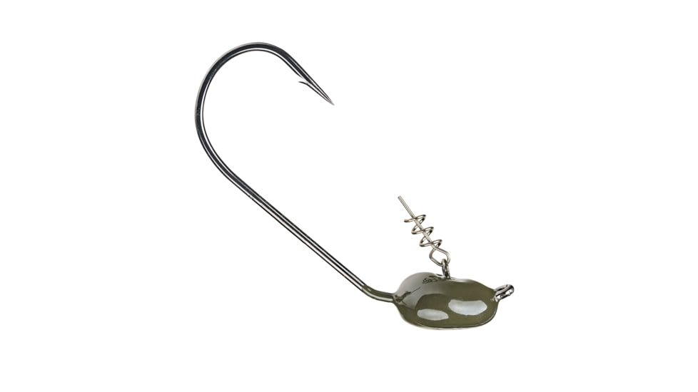 Strike King Tour Grade Mag Jig Head Fishing Lure, Green Pumpkin, 5/8oz, 2-Pack, TGMJH5058-46, TGMJH5058-46