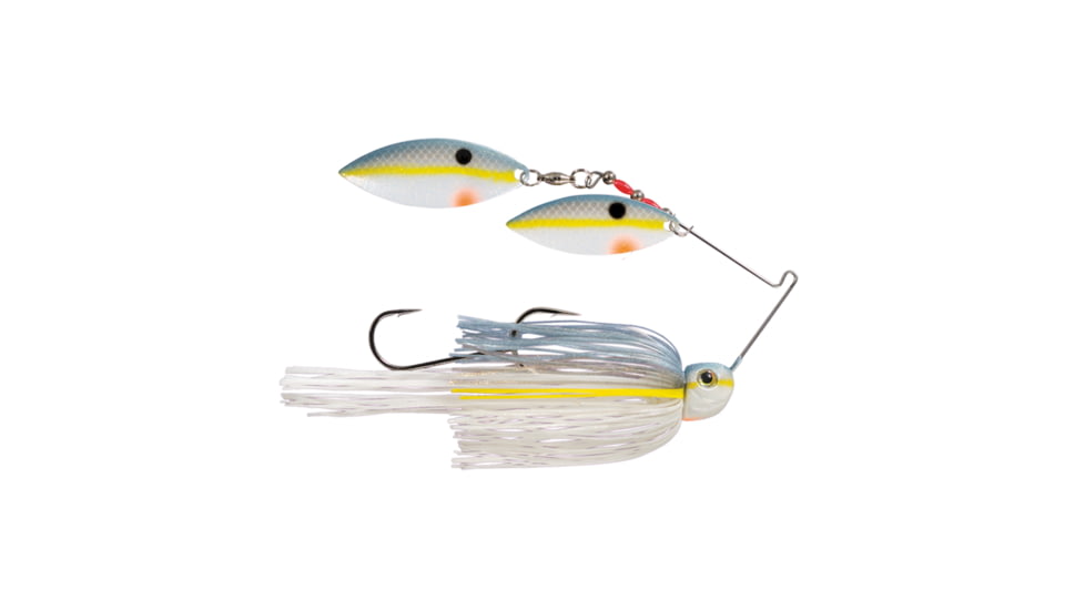 Strike King Tour Grade Painted Blade Spinnerbait, Bass Fishing Lure, Sexy Shad, 1/2oz, TGSB12WW-590P, TGSB12WW-590P
