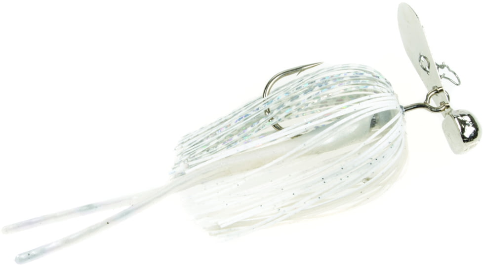 Strike King Tour Grade Rage Blade Swim Jig, 3/8 oz, Super White,1pk, TGRB38-204