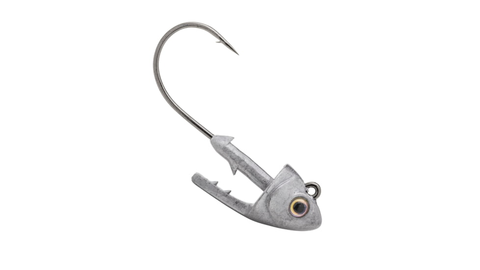 Strike King Tour Grade Rage Swimmin’ Head Fishing Lure, Precision Weighted Swimbait Jighead, 3/0 Medium Wire Hook, 1/4oz, TGRGSH14-U
