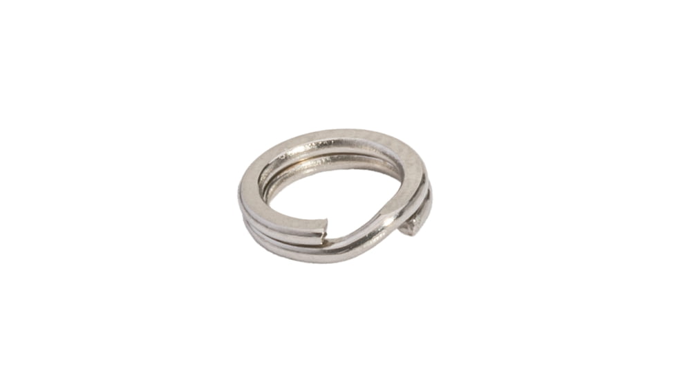 Strike King Tour Grade Split Ring Terminal Tackle, Stainless Steel Construction, SZ #00, 10-Pack, Silver, TGSR-00