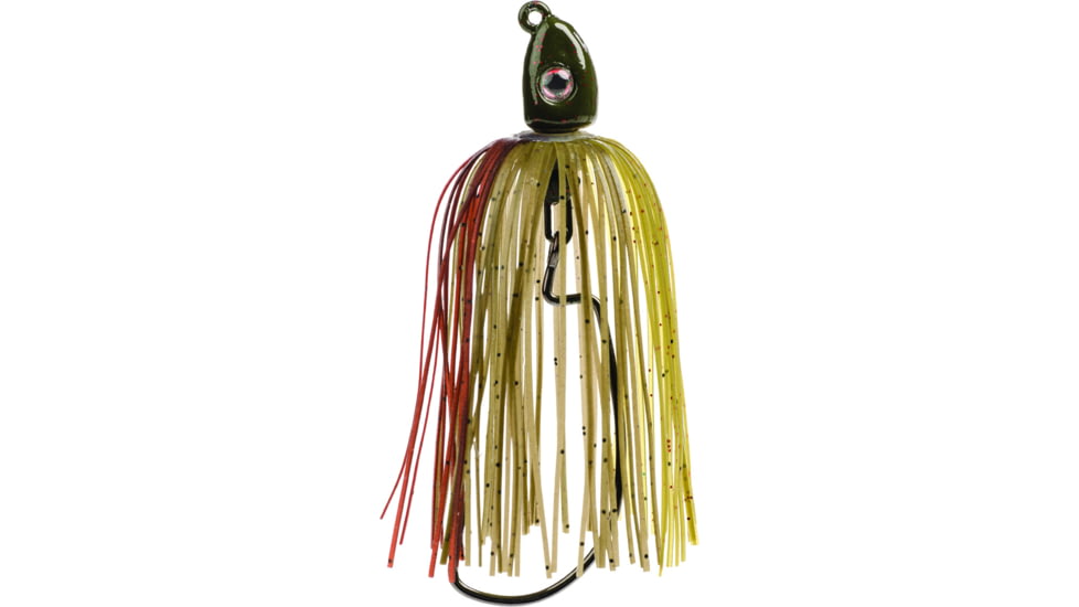 Strike King Tour Grade Swinging Swim Jig, 1/4 oz, Green Pumpkin, Floating,1pk, TGSSJ14-46