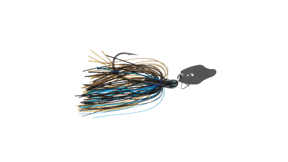 Strike King Tungsten Thunder Cricket Fishing Lure, Vibrating Swim Jig, Bruiser, 3/8oz, TCVSJT38-786, TCVSJT38-786