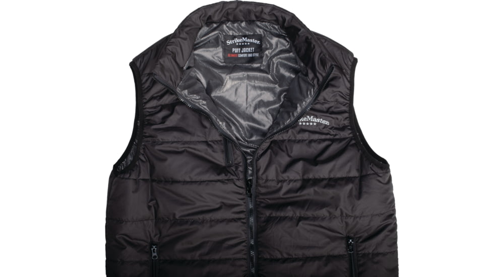 StrikeMaster Light Puff Vest, Black, XXL, SPUFFV-XXL