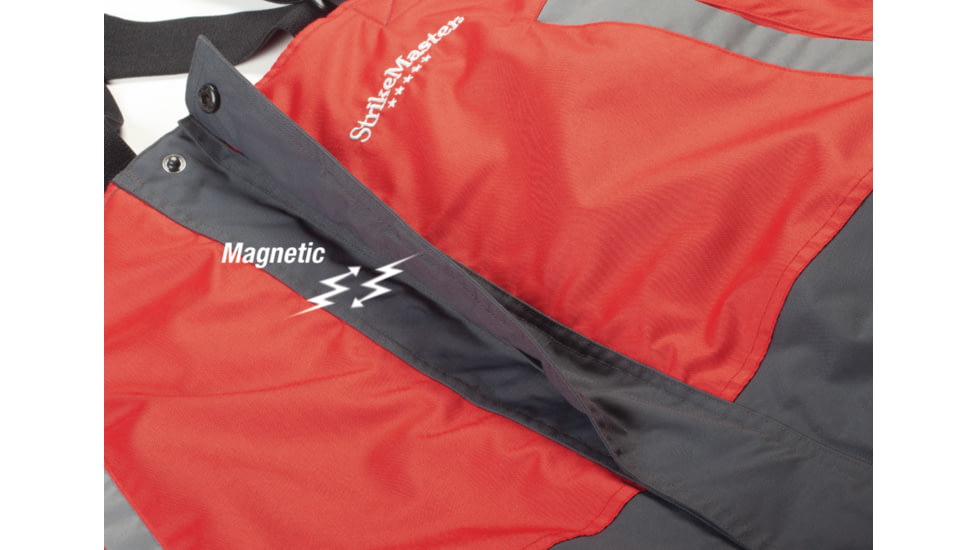 StrikeMaster Surface Bibs, Charcoal Red, M, SSBCR-M