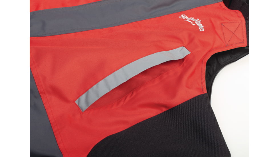 StrikeMaster Surface Bibs, Charcoal Red, M, SSBCR-M