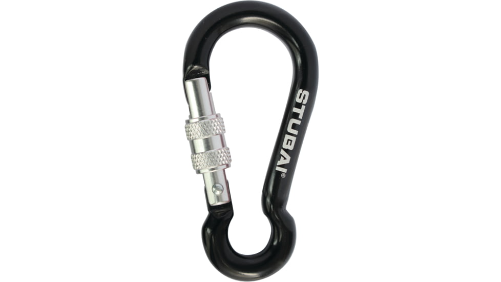 Stubai Screw Gate Minikarabiner, Black, 977915