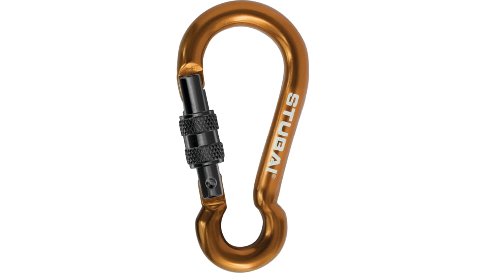 Stubai Screw Gate Minikarabiner, Orange, 977918