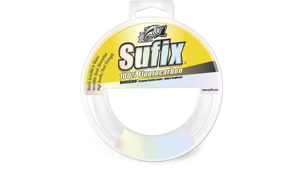 Sufix 100% Fluorocarbon Invisiline Leader - 50lb - 110yds, 682-050