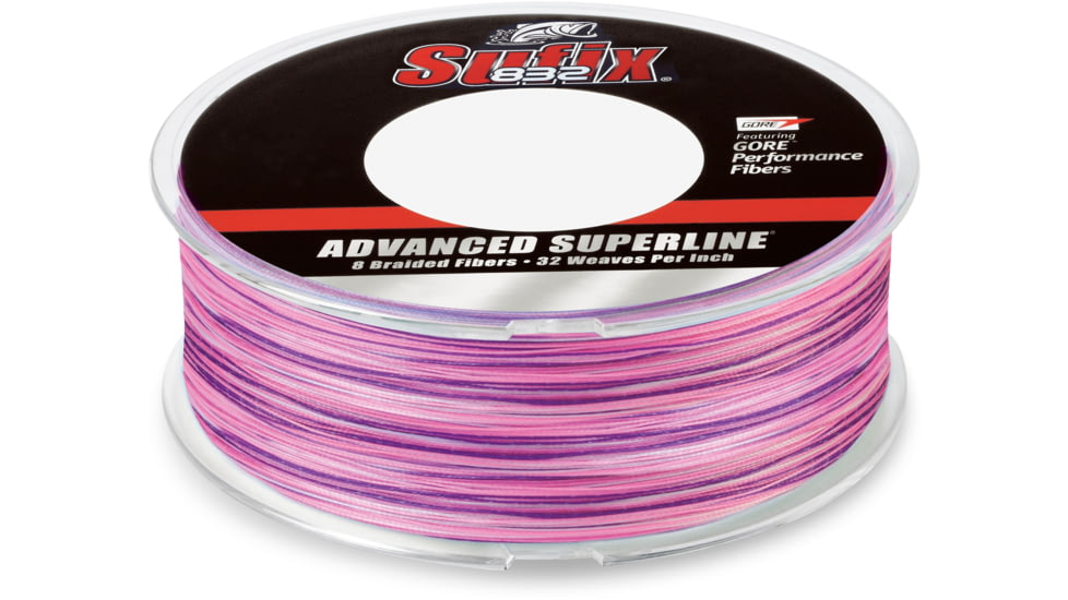 Sufix 832 Advanced Superline, 30 lb Test, 600 Yard Spool, Sunrise, 660-230SR