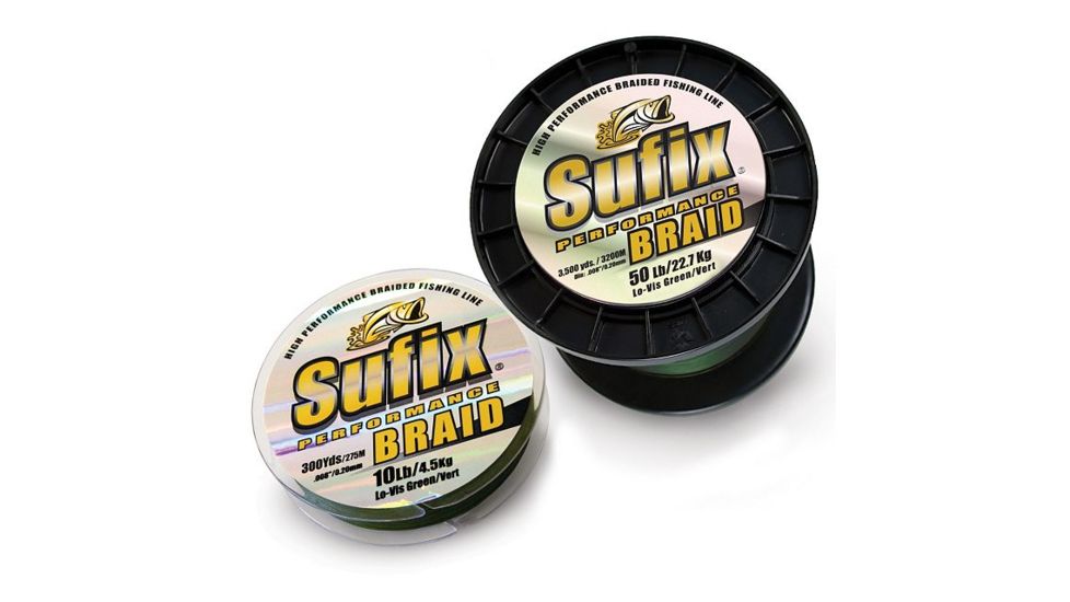 Sufix Performance Braid Low Vis. Green 150 yds - 50 lb 034276