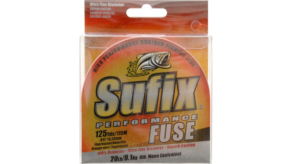 Sufix Performance Fuse Neon Fire 150 yds. - 20 lb 047612