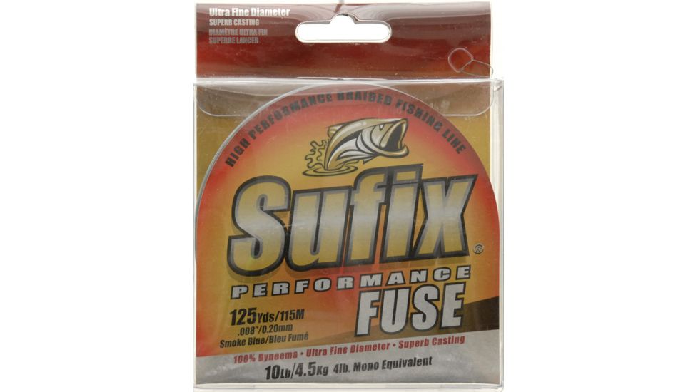 Sufix Performance Fuse Smoke Blue 125 yds. - 10 lb 047617
