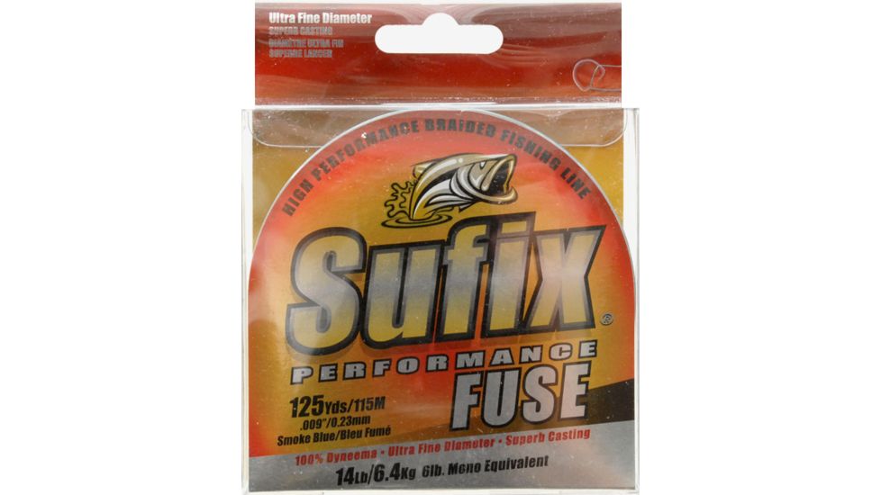 Sufix Performance Fuse Smoke Blue 125 yds. - 14 lb 047618