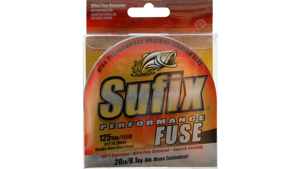 Sufix Performance Fuse Smoke Blue 125 yds. - 20 lb 047619