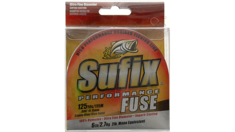 Sufix Performance Fuse Smoke Blue 125 yds. - 6 lb 047615