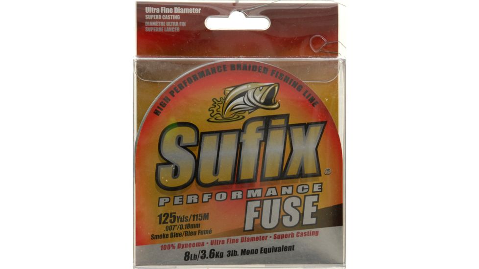 Sufix Performance Fuse Smoke Blue 125 yds. - 8 lb 047616