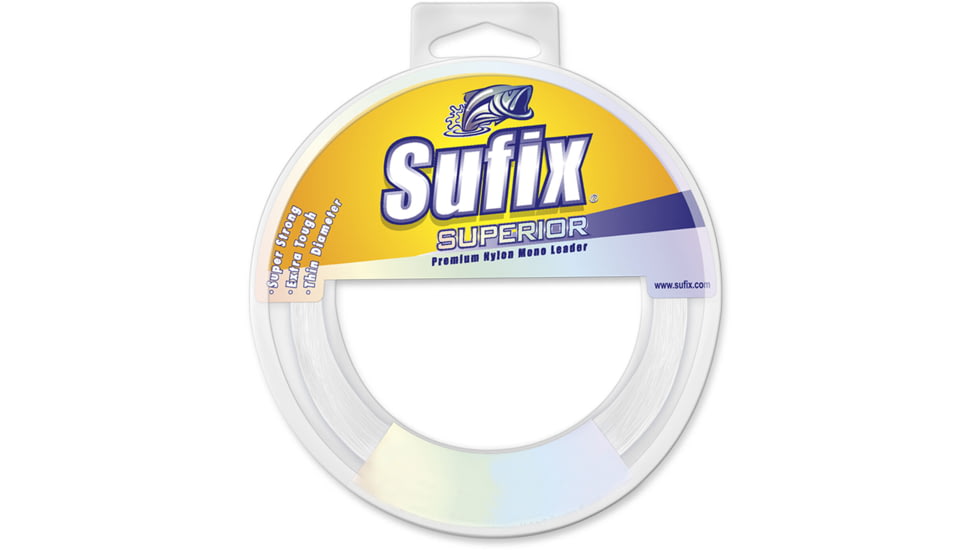 Sufix Superior Leader 40lb Line, Clear, 110 Yds, 688-040