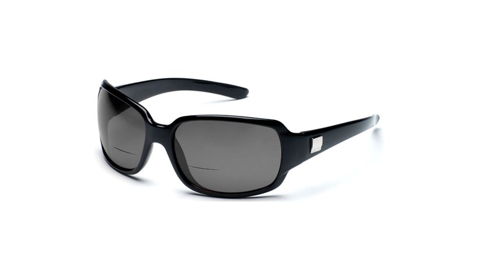 Suncloud Cookie Sun Glasses, Black Frame, Gray Polarized Reader Lens