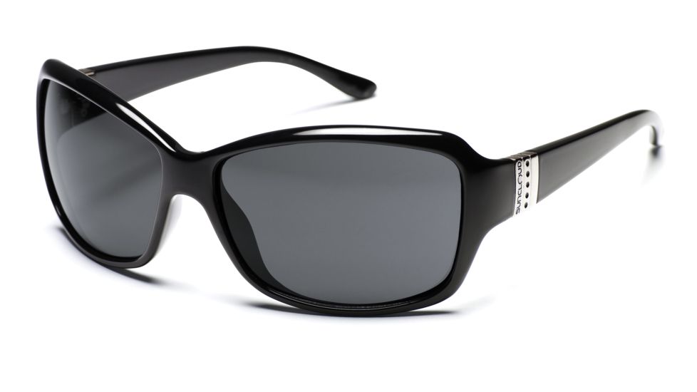 SunCloud Daybreak Sunglasses - Black Frame, Gray Lenses
