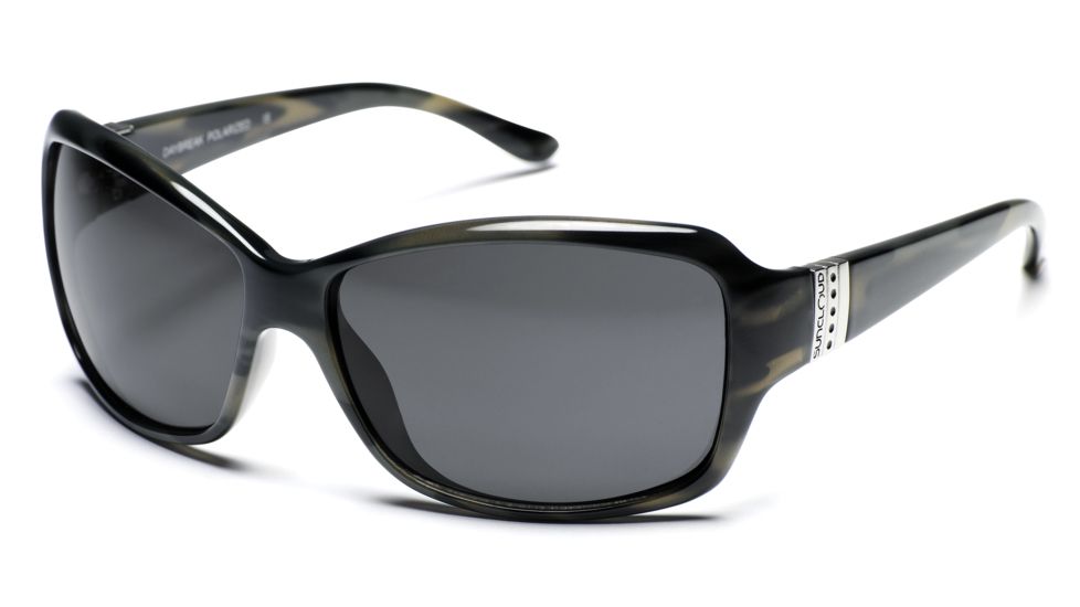 Sun Cloud Day Break Sunglasses - Kaelp Demi Frame, Gray Lenses