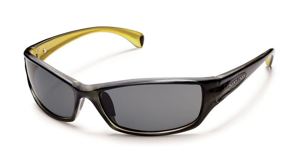 Suncloud Hook Sunglasses Gray Backpaint Frame Gray Polarized Polycarbonate Lens S-HKPPGYGY