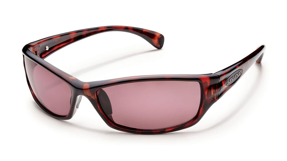 Suncloud Hook Sunglasses Tortoise Frame Rose Polarized Polycarbonate Lens S-HKPPRSTT