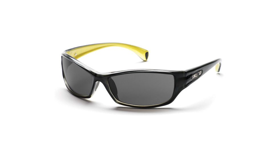 Suncloud Hook Sunglasses, Gray Backpaint Frame, Gray Polarized Polycarbonate Lens S-HKPPGYGY