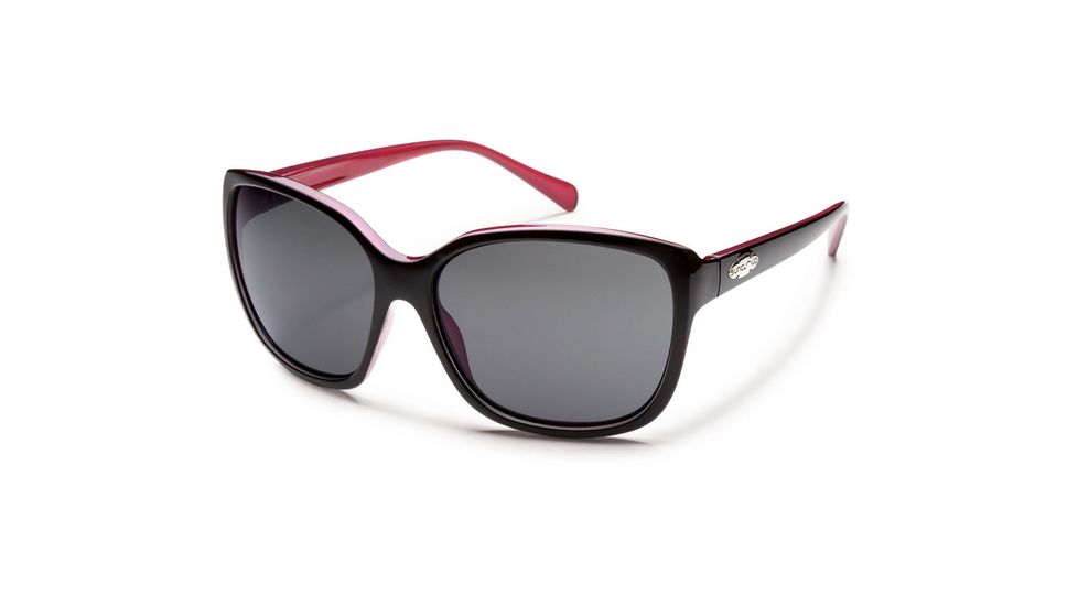 Suncloud Polarized Optics Cayenne (New) Sunglasses - Black Backpaint Frame, Gray Polarized Polycarbonate Lenses S-CYPPGYBK