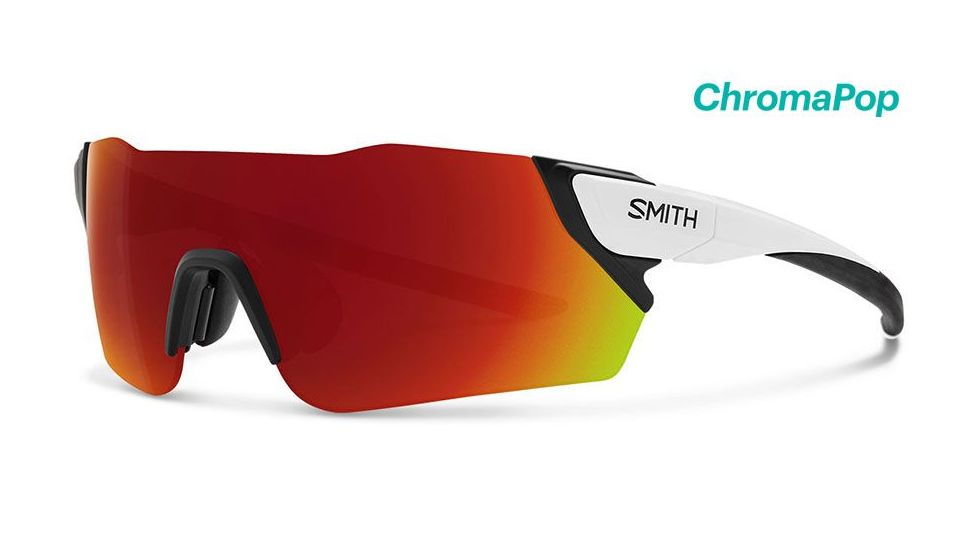 Suncloud Polarized Optics Attack Sunglasses - Mens-Matte White-ChromaPop Sun Red Mirror