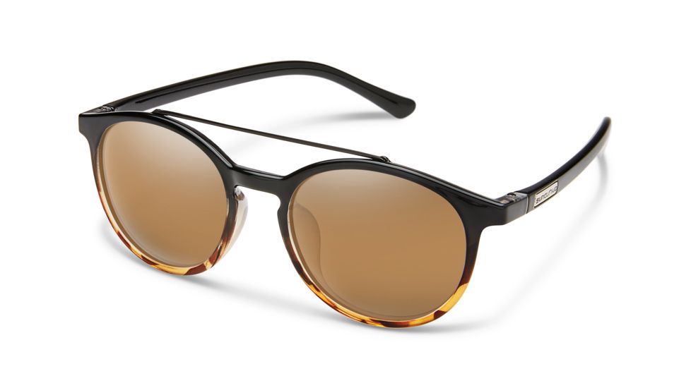 Suncloud Polarized Optics Belmont Sunglasses, Black Tortoise Fade S-BEPPSAMBTF