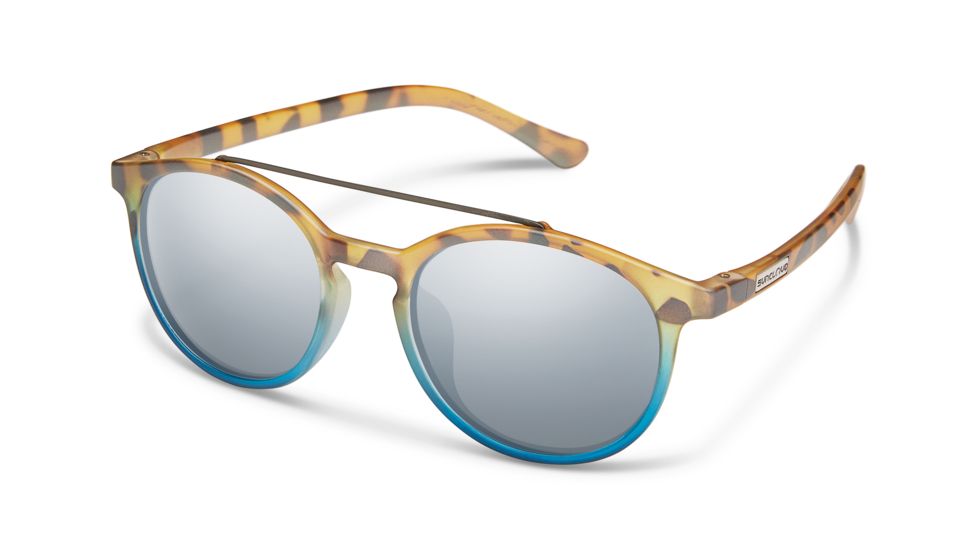 Suncloud Polarized Optics Belmont Sunglasses, Matte Tortoise Blue Fade S-BEPPSVMMTBF