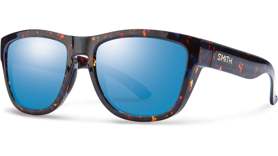 Suncloud Polarized Optics Clark Sunglasses - Men's-Flecked Blue Tortoise-Blue Flash Mirror